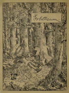Herbsttraum – Josef Sattler, um 1910, Federzeichnung, 42 x 31 cm